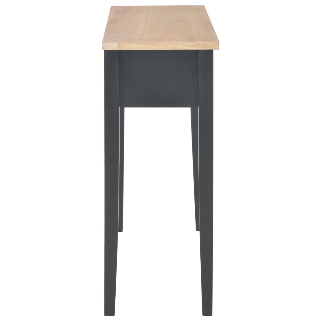 Avlastningsbord Konsollbord Svart 79x30x74 cm trä