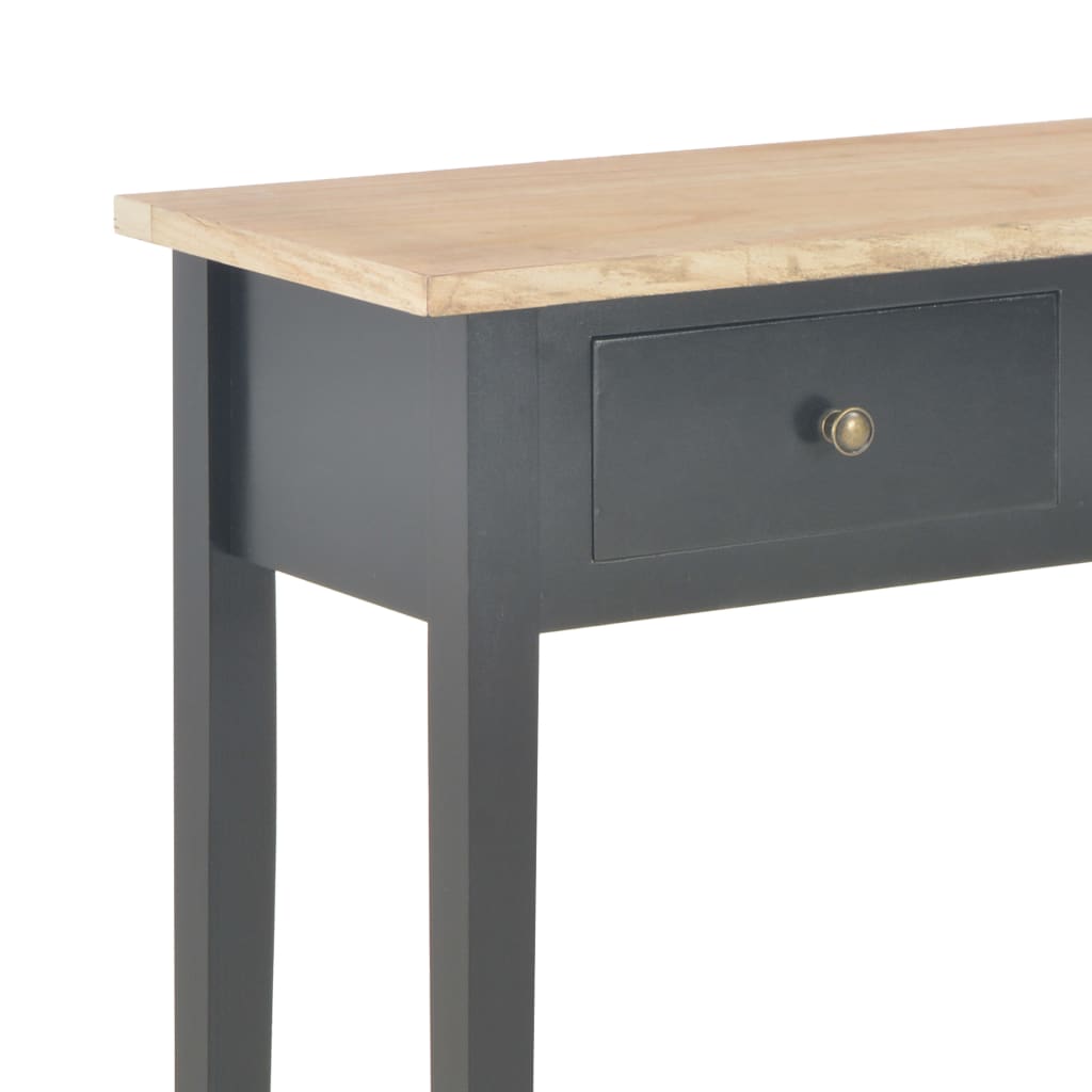 Avlastningsbord Konsollbord Svart 79x30x74 cm trä