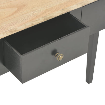 Avlastningsbord Konsollbord Svart 79x30x74 cm trä