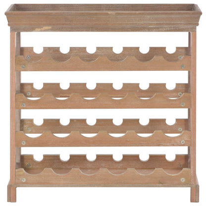 Vinskåp brun 70x22,5x70,5 cm MDF