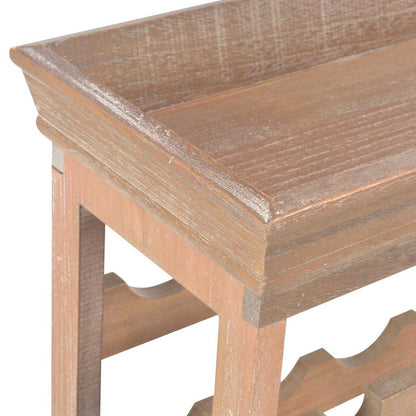 Vinskåp brun 70x22,5x70,5 cm MDF