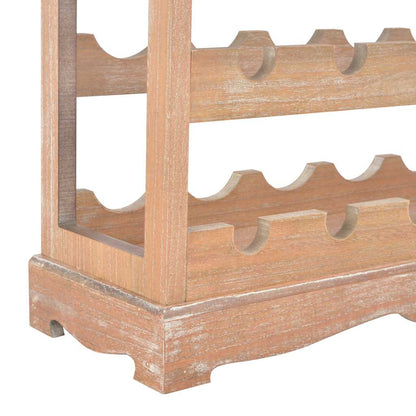 Vinskåp brun 70x22,5x70,5 cm MDF