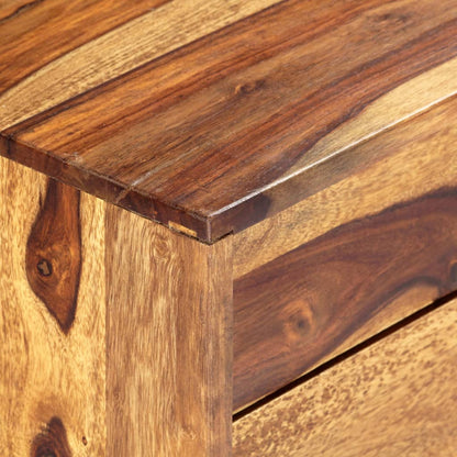 Skänk Trä 118x30x60 cm massivt sheshamträ