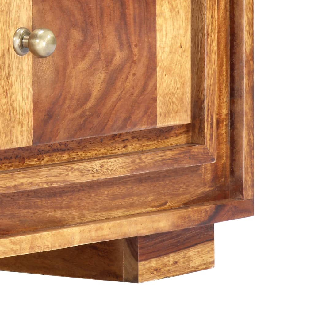 TV-Möbel Trä TV-Bänk 118x30x40 cm massivt sheshamträ