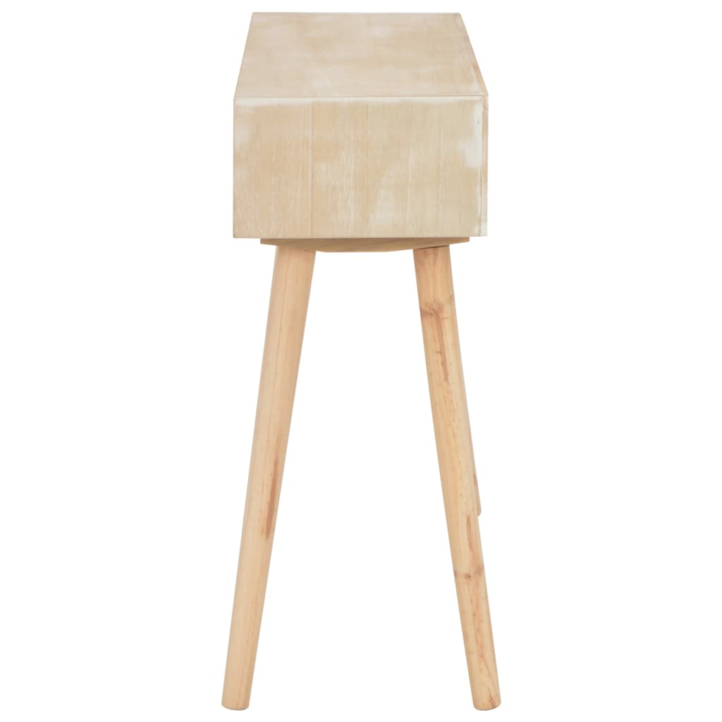 Avlastningsbord Konsollbord Trä med 3 lådor 100x30x73 cm massiv furu