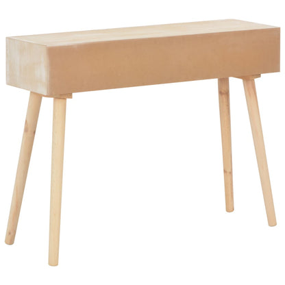 Avlastningsbord Konsollbord Trä med 3 lådor 100x30x73 cm massiv furu