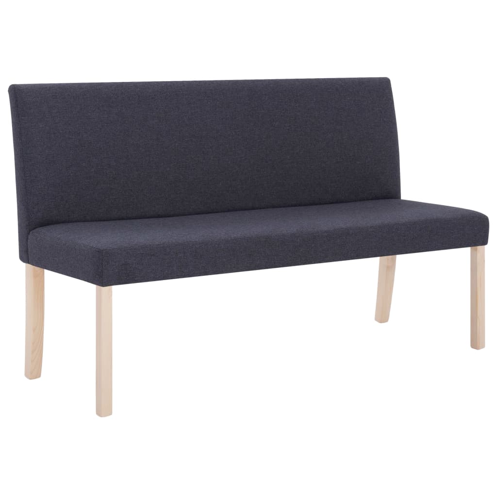 Hallbänk 139,5 cm mörkGrå polyester