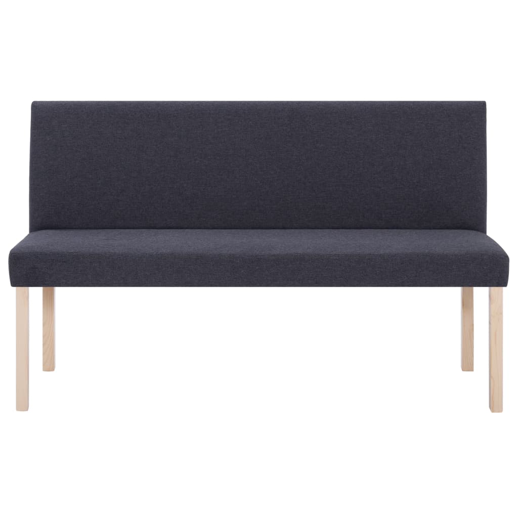 Hallbänk 139,5 cm mörkGrå polyester