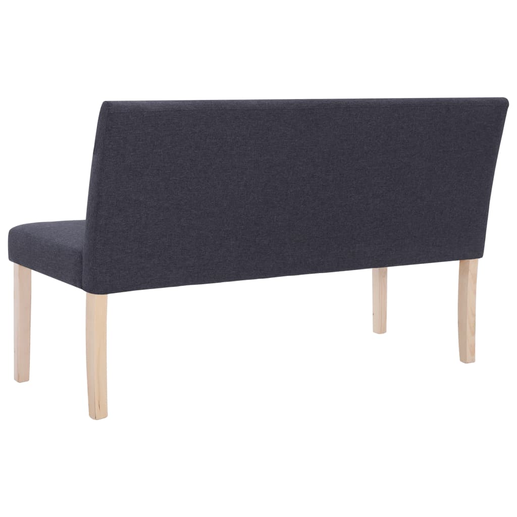 Hallbänk 139,5 cm mörkGrå polyester