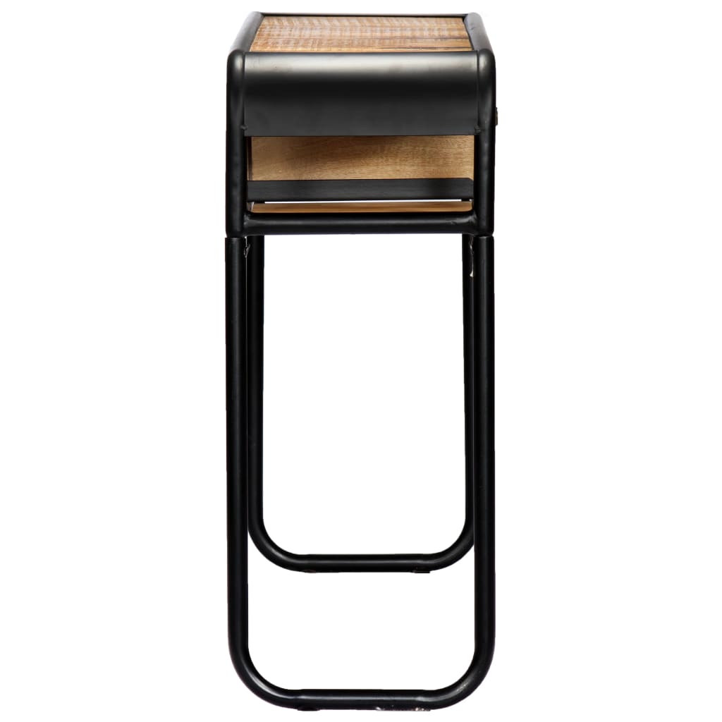 Avlastningsbord Konsollbord Trä 118x30x75 cm massivt mangoträ