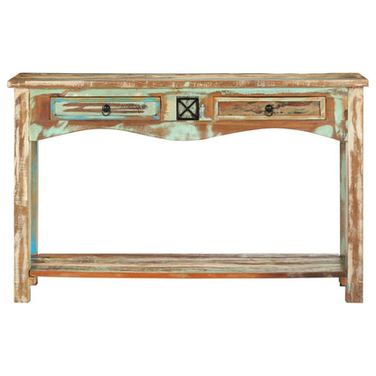 Avlastningsbord Konsollbord Trä 120x40x75 cm massivt återvunnet trä