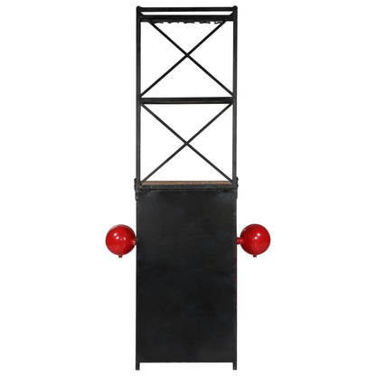 Vinställ traktor 49x31x172 cm massivt mangoträ
