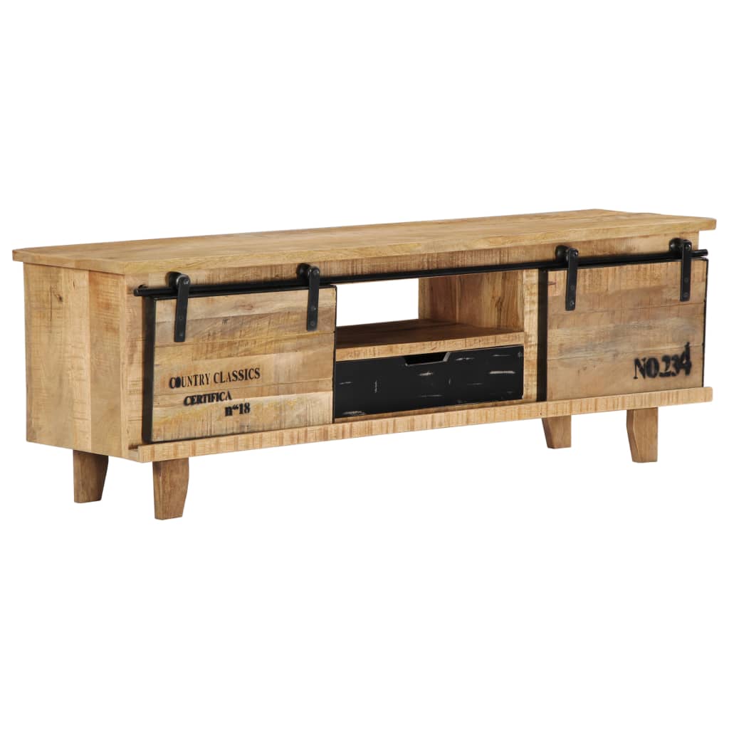 TV-Möbel Trä TV-Bänk 120x30x40 cm massivt mangoträ