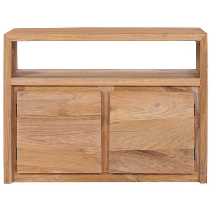 Skänk Trä 80x30x60 cm massiv teak