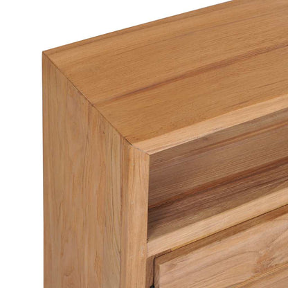 Skänk Trä 80x30x60 cm massiv teak