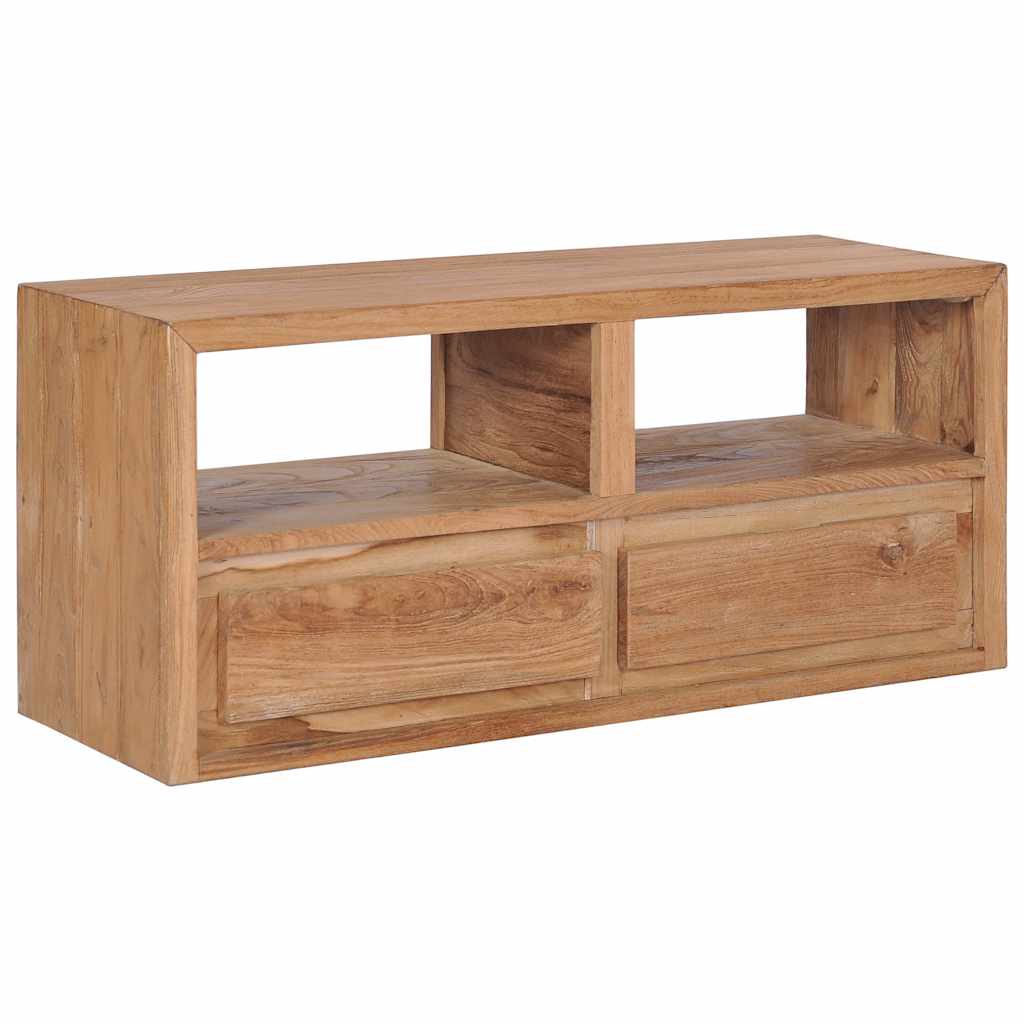 TV-Möbel Trä TV-Bänk 90x30x40 cm massiv teak