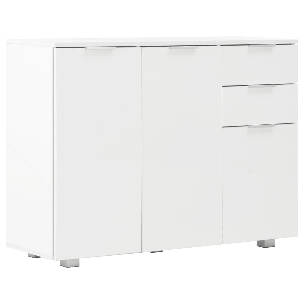 Skänk Högglans Vit 107x35x80,5 cm