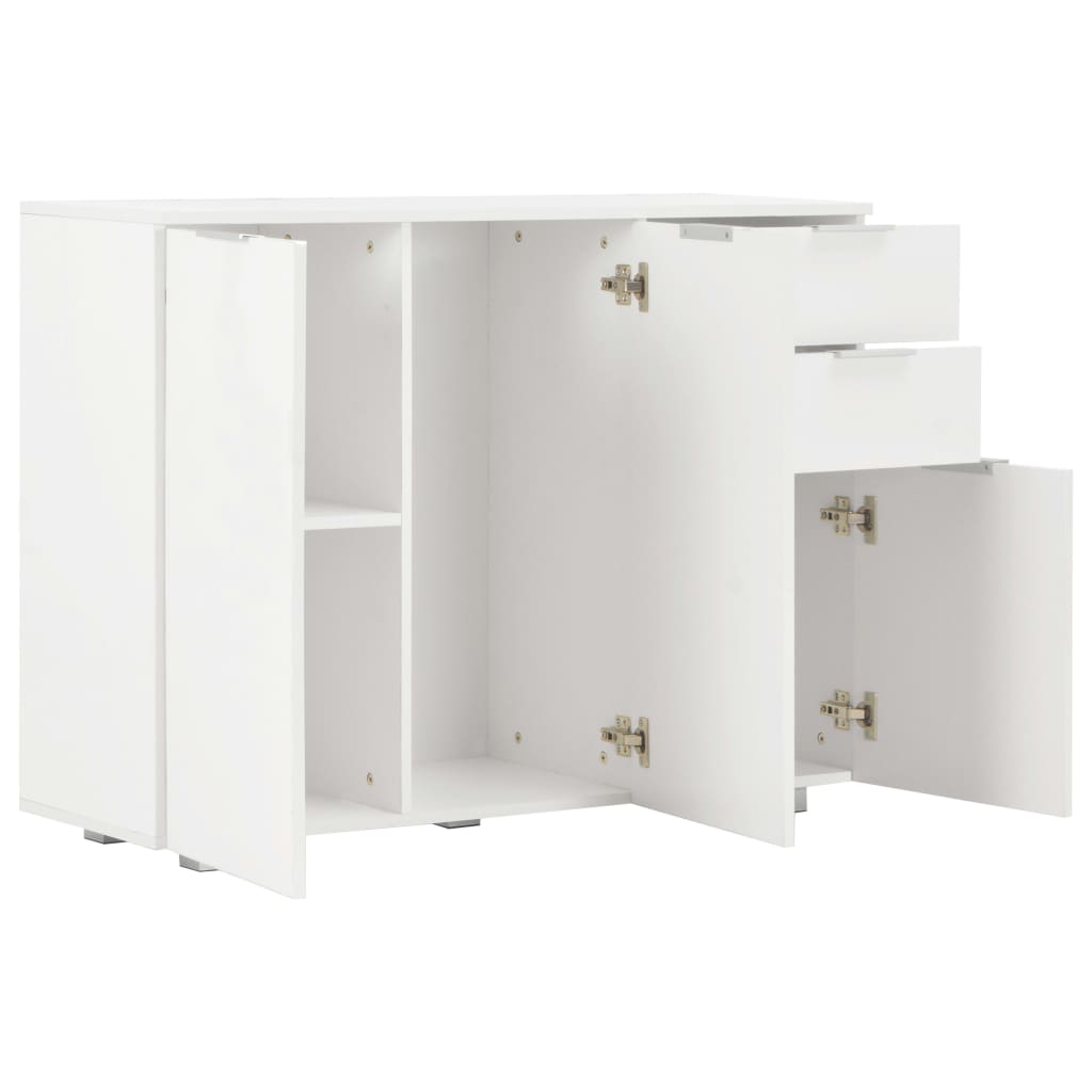 Skänk Högglans Vit 107x35x80,5 cm