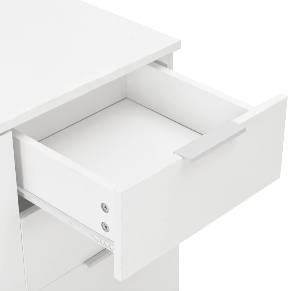 Skänk Högglans Vit 107x35x80,5 cm