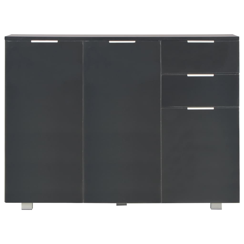 Skänk Högglans Svart 107x35x80,5 cm