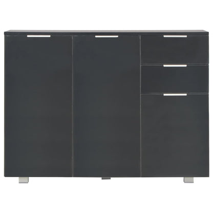 Skänk Högglans Svart 107x35x80,5 cm