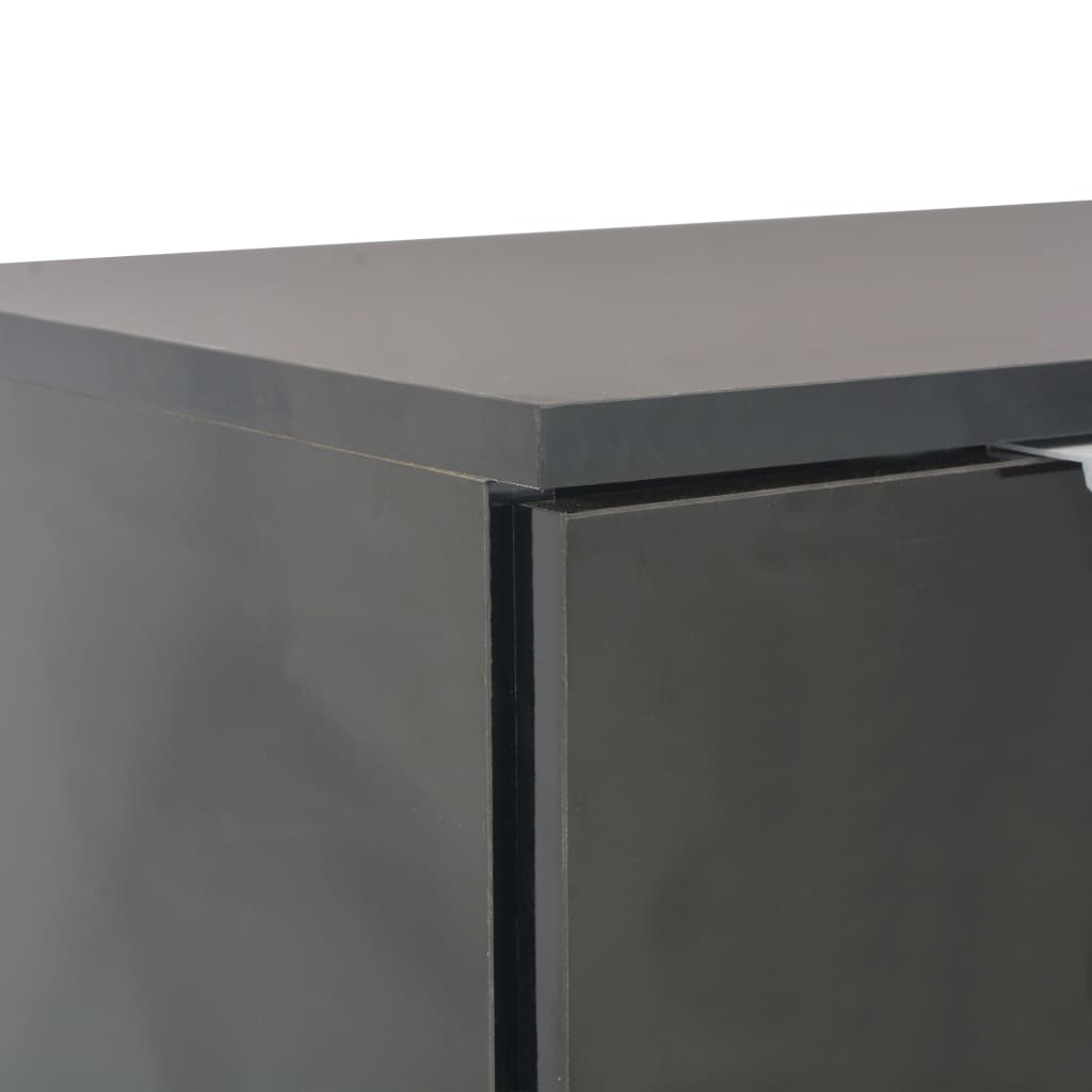 Skänk Högglans Svart 107x35x80,5 cm