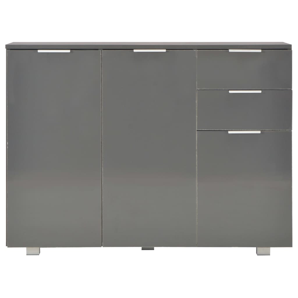 Skänk Högglans Grå 107x35x80,5 cm