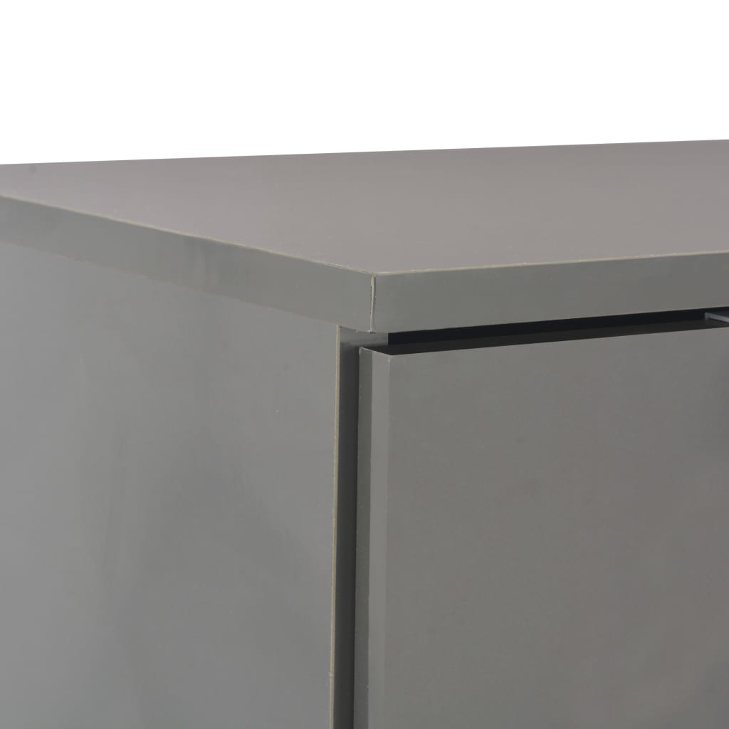 Skänk Högglans Grå 107x35x80,5 cm