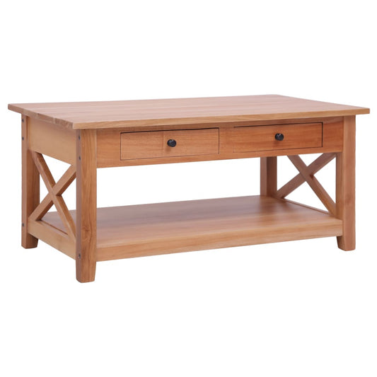 Soffbord 100x55x46 cm massivt mahognyträ