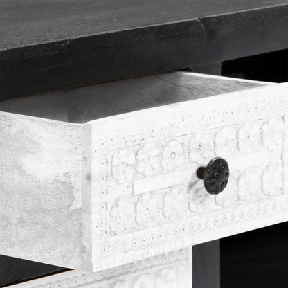 TV-Möbel Grå TV-Bänk 120x30x40 cm massivt mangoträ