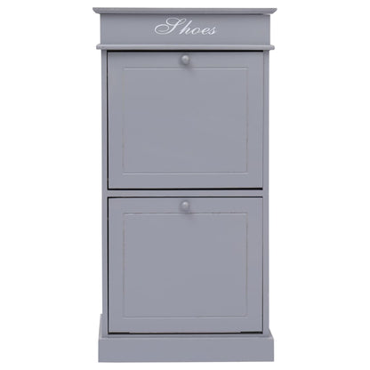 Skoställ Grå 50x28x98 cm kejsarträ