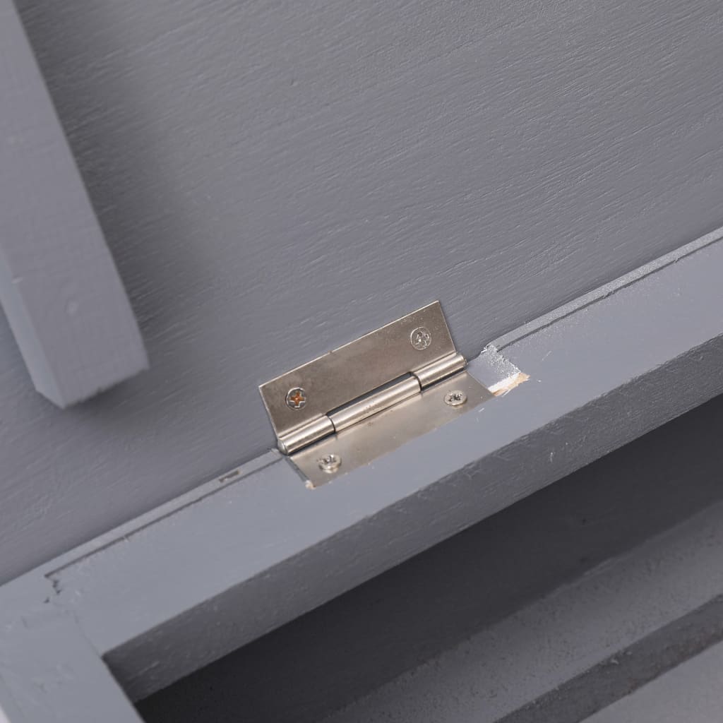 Skoställ Grå 50x28x98 cm kejsarträ