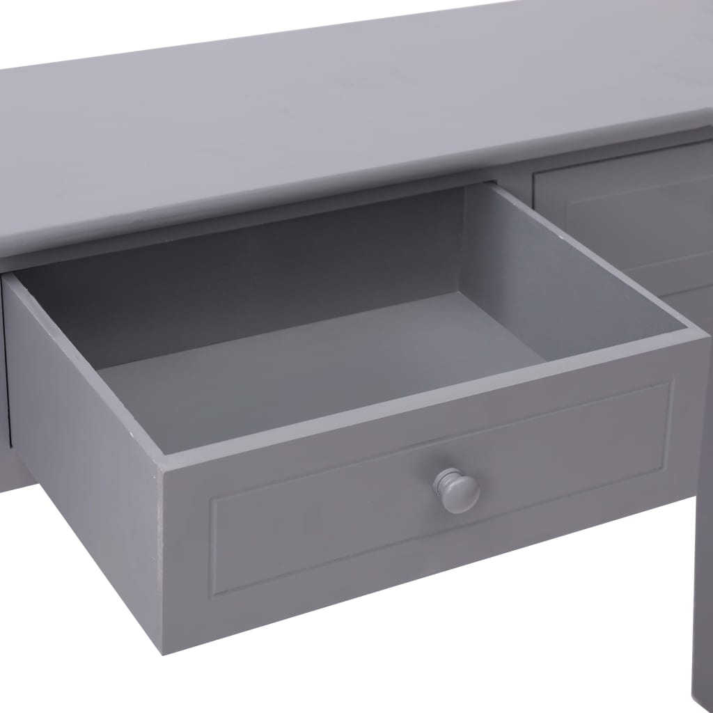 Avlastningsbord Konsollbord Grå 90x30x77 cm trä