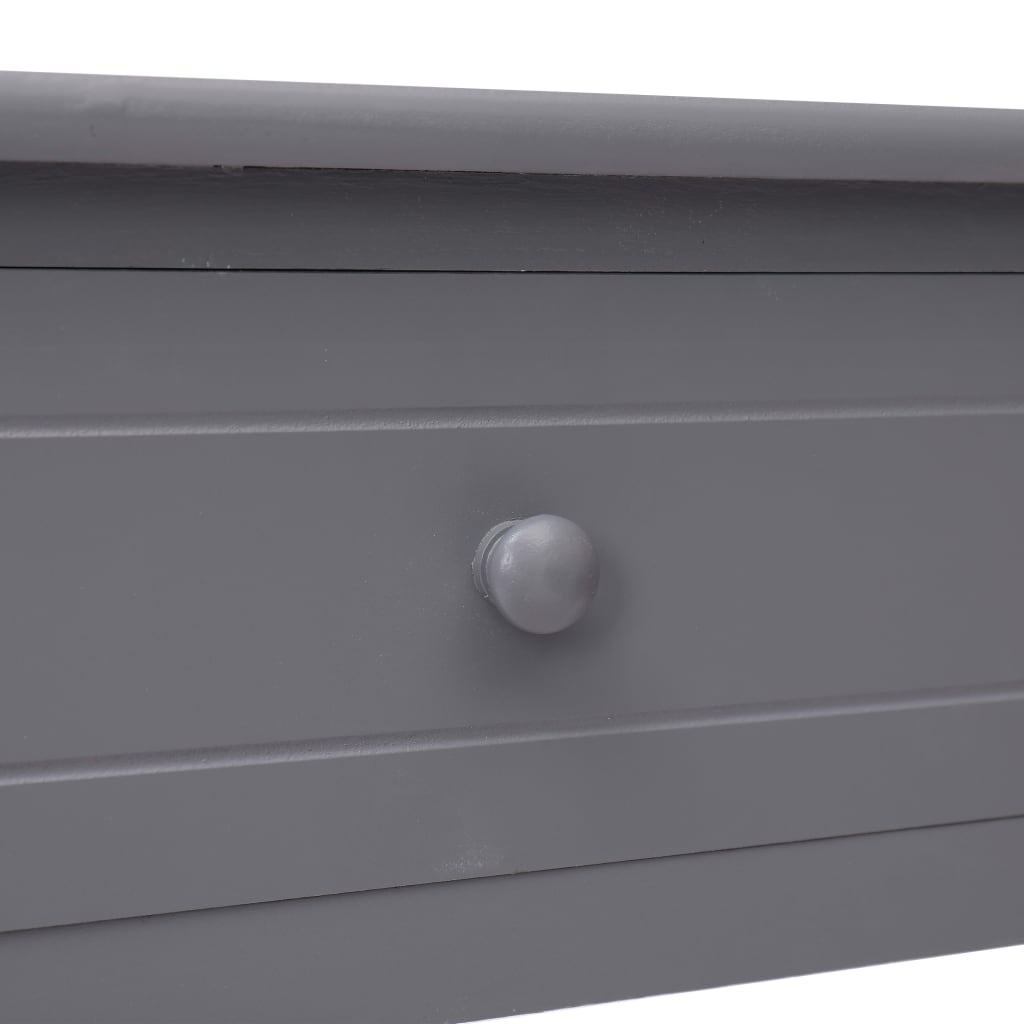 Avlastningsbord Konsollbord Grå 90x30x77 cm trä