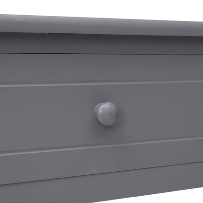 Avlastningsbord Konsollbord Grå 90x30x77 cm trä
