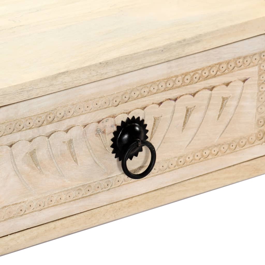 Soffbord Trä 100x60x40 cm massivt mangoträ