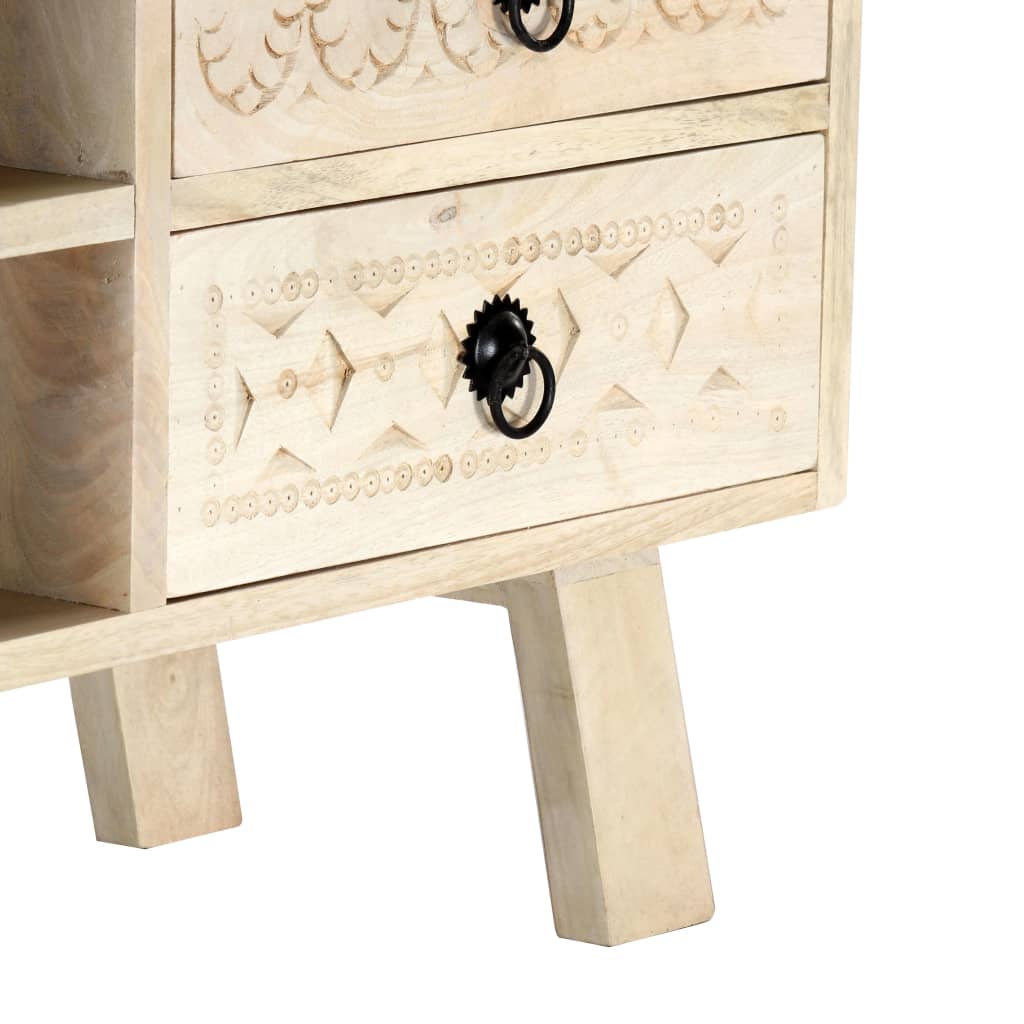 TV-Möbel Trä TV-Bänk 110x30x44 cm massivt mangoträ