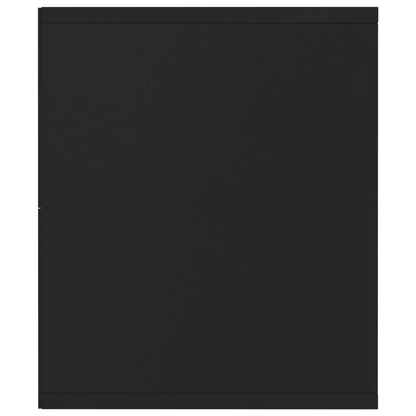 Bokhylla Svart 143x30x36 cm