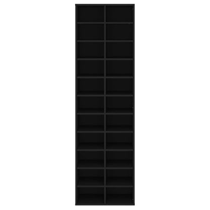 Skoställ Svart Skoskåp 54x34x183 cm