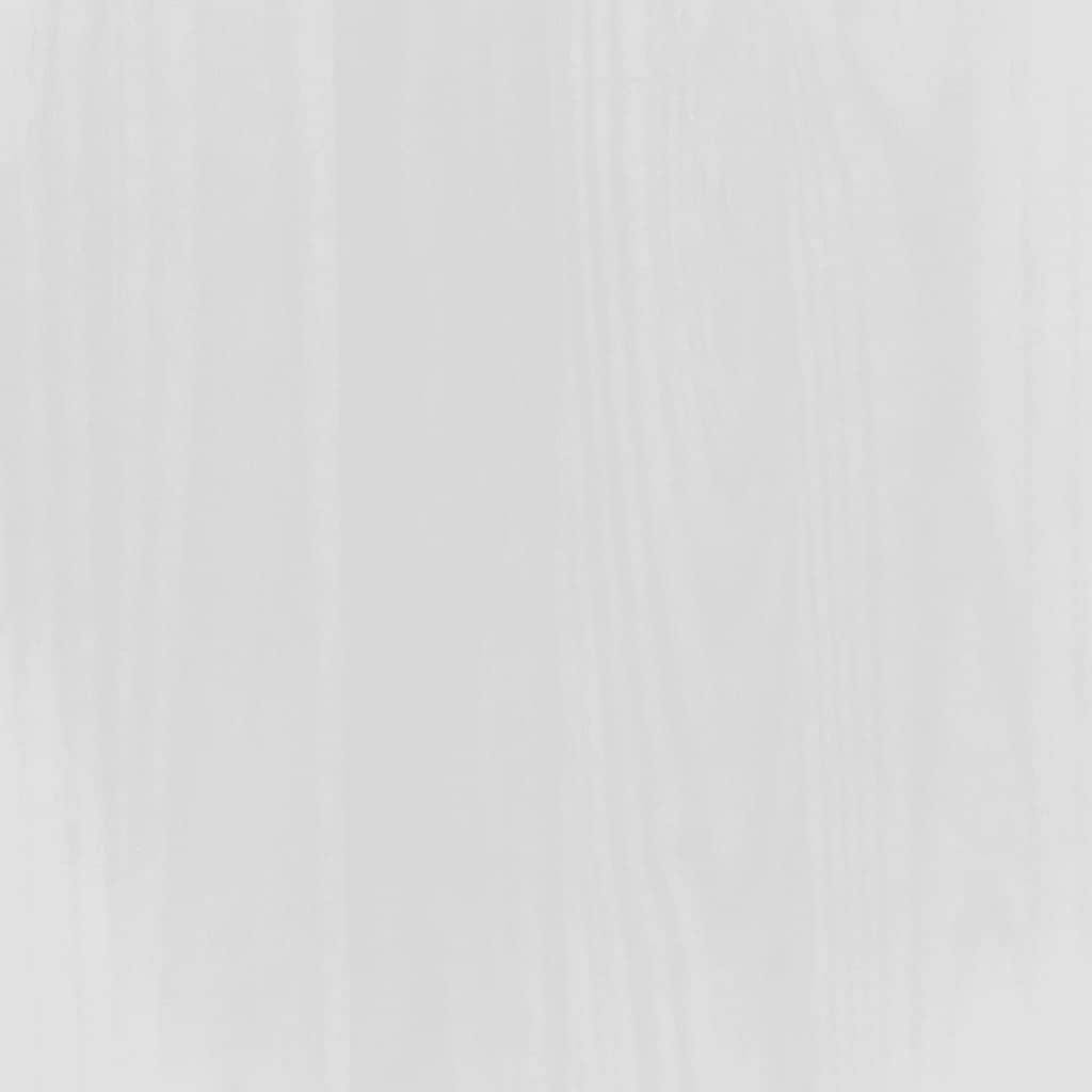 Sängbord Nattduksbord Vit mexikansk coronastil furu 53x39x67 cm