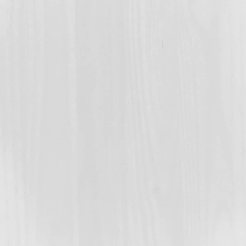 Soffbord Vit mexikansk coronastil furu 100x55x44 cm