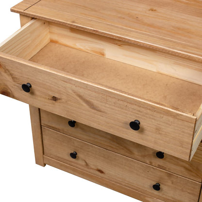 Skåp Trä 80x40x73 cm furu Panama