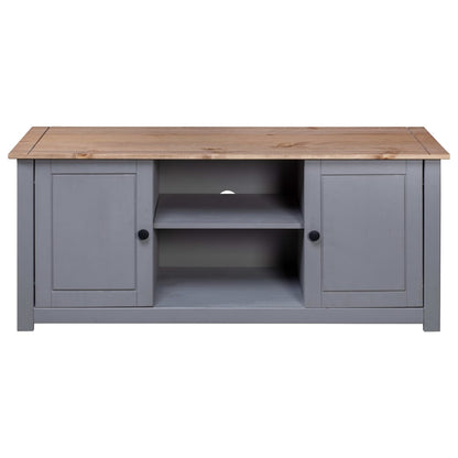 TV-Möbel Grå TV-Bänk 120x40x50 cm massiv furu panama