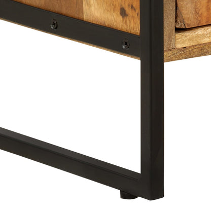 Bokhylla Trä med 4 hyllor 80x30x180 cm massivt återvunnet trä