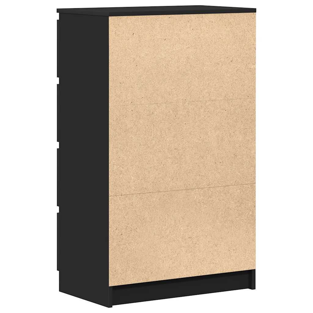 Byrå Svart 60x35x98,5 cm