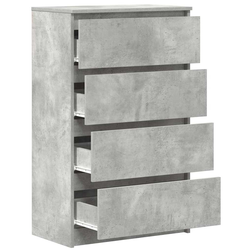 Byrå Betonggrå 60x35x98,5 cm