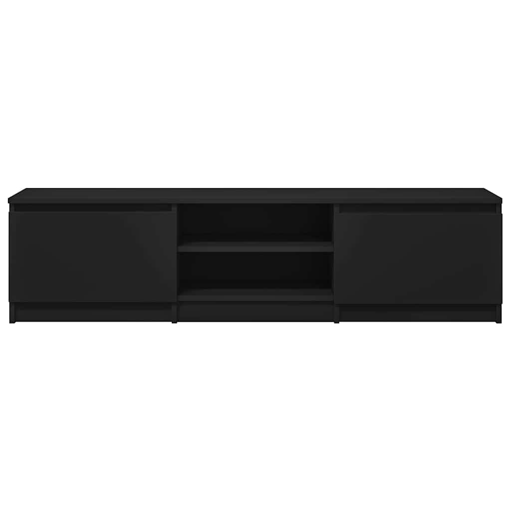 TV-Möbel Svart TV-Bänk 140x40x35,5 cm