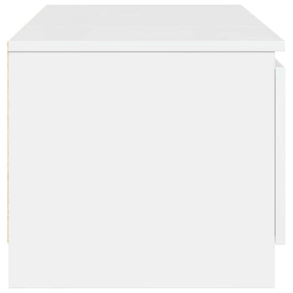 TV-Möbel Högglans Vit TV-Bänk 140x40x35,5 cm