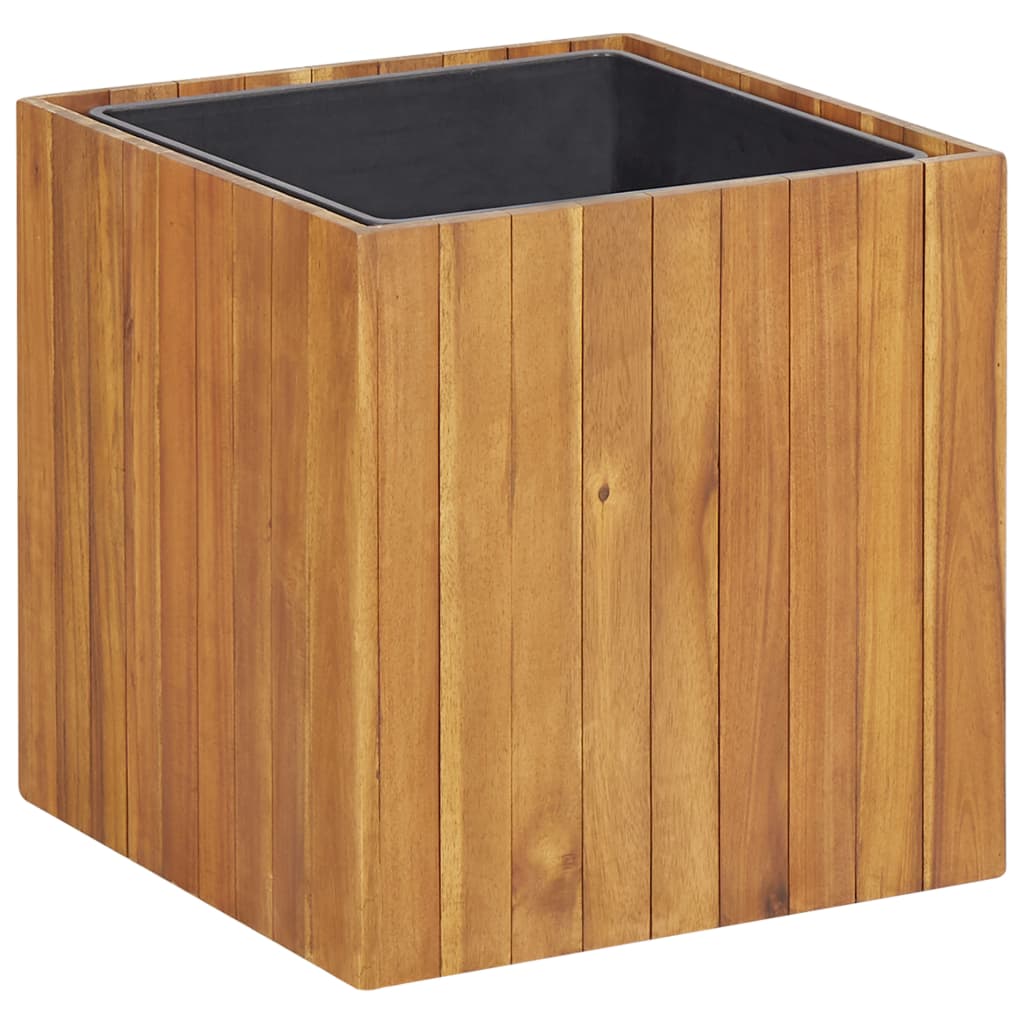 Utomhus Blomkruka Trä upphöjd 43,5x43,5x44 cm massivt akaciaträ