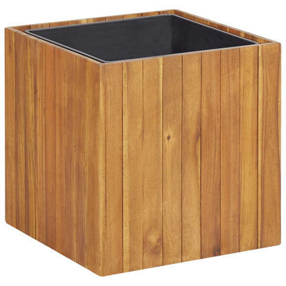 Utomhus Blomkruka Trä upphöjd 43,5x43,5x44 cm massivt akaciaträ